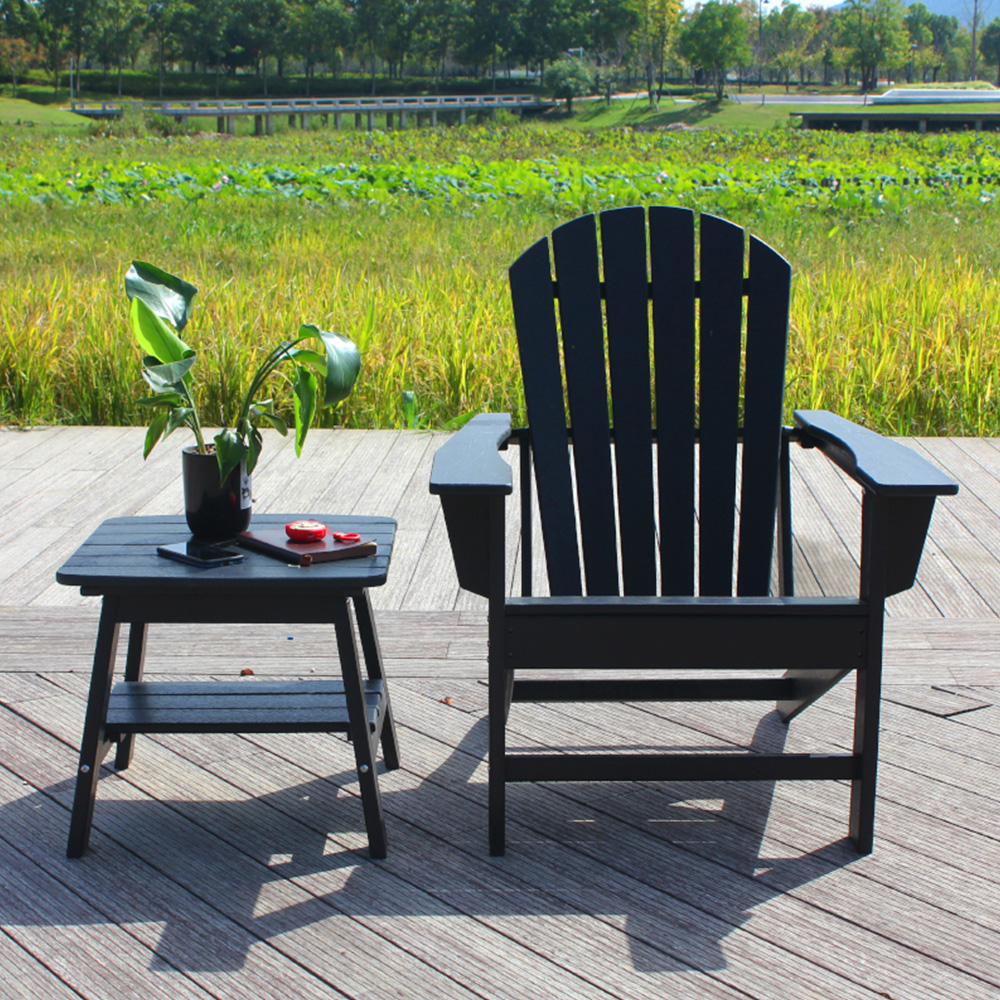 ADS201 Jedna židle, Jednostranný stůl, Stolní židle z HDPE Adirondack